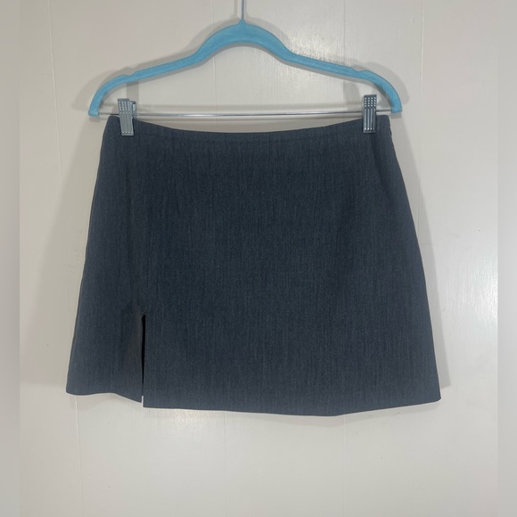 Djerf Avenue Must Have Gray Mini Skirt Women’s Size Medium - Picture 11 of 11